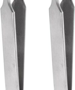 HARFINGTON Lot de 2 pinces de précision ESD-14 de 121 mm pointues anti-corrosion en acier inoxydable pour remplacer les pièces de précision, l'électronique industrielle