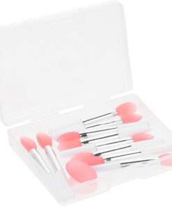 OUNONA Applicateur Lèvres Silicone Set Brosse Maquillage Douce Portable pour Masque et Soin Outils Pratiques pour Femmes et Voyage