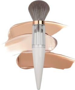 Pinceaux Poils Synthétiques Outils Beauté Femme | Pinceaux Cosmétiques Visage Pour Poudre Libre Blush Fard À Paupières Correcteur Maison, Bureau, Dortoir