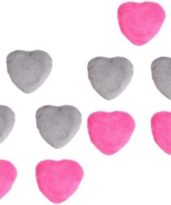 Housoutil 16pièces Houppettes De Maquillage Forme De Cœur Pour Outils Cosmétiques Pour Fond De Teint Blush Et Highlighter