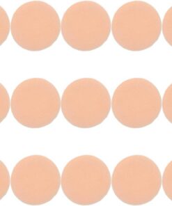 ULTECHNOVO Lot de 15 Houpettes à Poudre Arrondies en Coton Doux Diamètre 6 CM Couleur Chair Outil de Maquillage Souple pour Application Précise de Poudre Accessoire Beauté pour Femme et