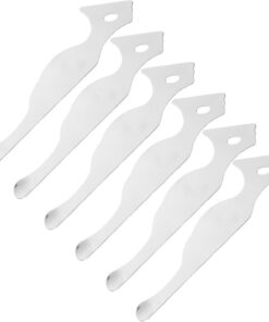 6 Pièces Spatules Cosmétiques en Acier Inoxydable sans Graduation, Outils de Maquillage pour Femmes, Mélangeur Fond de Teint et Crème Visage, Accessoires Indispensables pour
