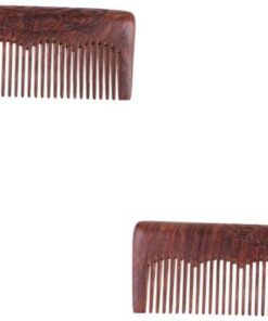 Housoutil 2pièces Peigne Bois De Santal Pour Cheveux Brosse Démêlante Et Filles Massage Relaxant Et Soin Capillaire