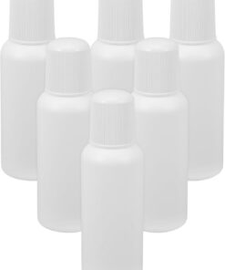 OUNONA Lot de 6 flacons applicateurs vides à tête éponge de 100 ml - Flacons rechargeables pour liquide - Blanc