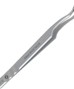 STALEKS EXPERT TE-45/1 Pince d'extension de cils avec pointes ondulées incurvées