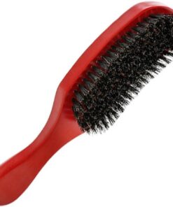 Peigne à Cheveux Grand Courbe en Bois de Hêtre à Poils de Sanglier | Brosse à Cheveux Ondulée, Prise Confortable, Usage Quotidien et Coiffage, pour Barbe et Soin Capillaire