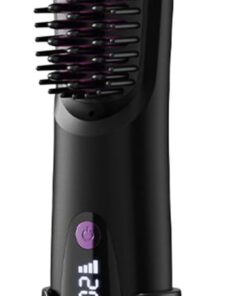 Brosse lissante 3 niveaux de température réglables, protection | Lisseur portable sans fil Soin capillaire anti-brûlure pour routine matinale, voyages,