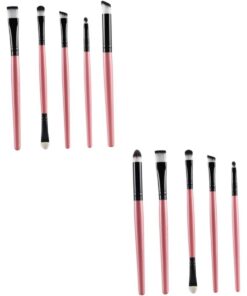 Healeved 12pièces Set De Pinceaux Yeux Brosse à Maquillage Pour Ombres à Paupières Outils De Avec Poignée Et Fibres Kit Pratique
