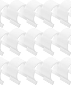 30 Clips de Pompe à Bouteille en Plastique Blanc pour Accessoires Cosmétiques, Faciles à Utiliser, Compatibles Bouteilles D'huile Démaquillante et Outils de Maquillage