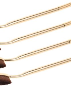4pièces Pinceaux De Maquillage De Pinceaux Double-embout Pour Fard à Paupières Lèvres Outils De Beauté Pour Femmes