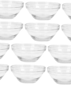VALICLUD 12 Pièces Bol à Masques Faciaux Transparent Bol De Mélange Pour Masques Faits Maison Contenant Pour Huiles Essentielles De Spa Outils