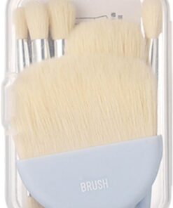 Kit de pinceaux de, ensemble professionnel de 6 pièces | poils doux avec support, outils cosmétiques pour mélanger la poudre d' à paupières anti-cernes, organisateur de pour f