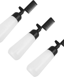 Flacon Applicateur pour Zones de Cheveux en Plastique Prise en Main Confortable et Utilisation Facile pour Coloration et Soins Capillaires Professionnels