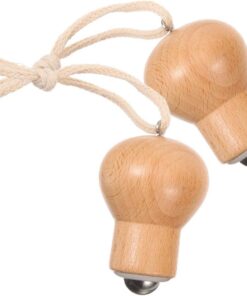 VALICLUD 2 Pièces Masseur de balbal de l'ampoule mousse masseurs patin à roulettes lis outil soin du visage rouleau de massage visage femme masseur de visage masseur facial Hêtre