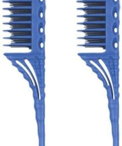 Brosses À Peigner Le Dos À 3 Rangées, 2 Pièces, Peignes De Toilettage en Plastique pour Hommes Femmes, Fournitures De Salon De Soins Capillaires