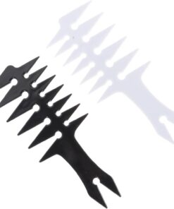 OUNONA 2pièces Peigne de Coiffure Peigne Lissant pour Cheveux Épais ou Fins Accessoire de Soins Capillaires pour Femmes Hommes pour Coiffage Couleur Aléatoire