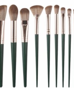 Lot de 14 pinceaux de maquillage doux et moelleux pour poudre, fard à paupières, fond de teint, blush, estompage, maquillage