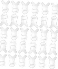 Outil de Greffe de Cils en Y en Plastique Lot de 30 Pièces | Accessoires pour Faux Cils, Léger et Portable, pour Salons et Usage Beauté à Domicile