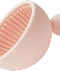 Housoutil 2 Pièces Tampon à récurer en silicone tampon de nettoyage de maquillage tapis de nettoyage pour pinceaux de maquillage pinceaux maquillages brosse outil cosmétique