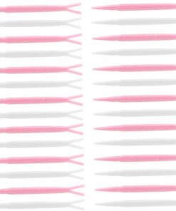VALICLUD 100 pièces Fourchettes Y pour Maquillage Paupières Doubles Accessoires Cosmétiques pour Rehausser Paupières Outil Confortable et Pratique Adapté Aux Yeux Couleur Couleur Aléatoire