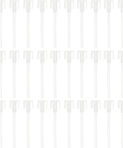 Angoily Pompes Distributeur de Parfum en Plastique Rechargeables Lot de 50 Outil de Transfert Pratique pour Flacons de Voyage pour Cosmétiques et Savons Liquides