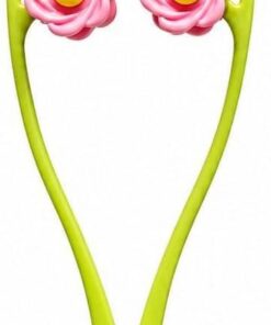 Rouleau de massage du visage, fleur rose, outil de massage facial pour cou, bras, jambes, soins de beauté quotidiens