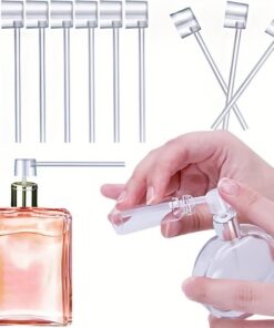 Pompe distributeur de parfum rechargeable, atomiseur cosmétique en plastique non parfumé, flacon pulvérisateur de voyage sans latex, outil de remplissage de parfum portable