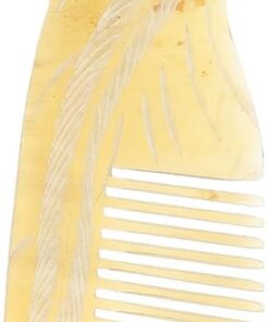 Angoily Peigne de Coiffure Simple en Matériau Synthétique Design Créatif Élégant, Peigne de Massage Portable pour Soins Capillaires Quotidiens Couleur Aléatoire