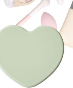 Miroir De Poche Portable Format Coeur – Outil Beauté Compact | Miroir Cosmétique Portable pour Femmes Adolescentes Salle de Bain Sac à Main Coiffeuse Salon Coiffure Douche