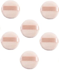 OUNONA Houppettes de Maquillage en Éponge Naturelle Lot de 10 Pièces Toucher Confortable et Peau Douce pour Poudre Visage Outil pour Maquillage Femmes