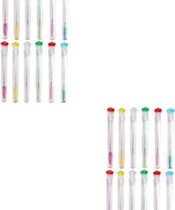 Angoily 24pièces Brosse à Et Sourcils Avec Tube Applicateur Spirale Pour Mascara Outil De Beauté Pratique Pour Extensions De Et Maquillage Des Yeux