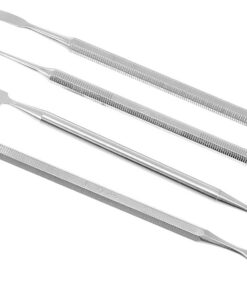 Healvian 4pièces Spatule Pour Ongles Et Bâtonnet Mélangeur Outil De Maquillage Cosmétique Design Double Tête Facile à Transporter Et Nettoyer