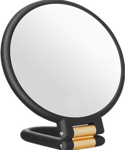 Miroirs de maquillage personnel, miroir grossier Miroir de table double | Vanité Verre Hand, outil de maquillage de précision pour le pansement, utilisation du bureau à dom