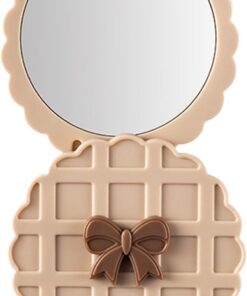 Générique Miroir de Poche Outil Cosmétique, Contrôles Rapides Apparence | Miroir Accessoires Coiffure Portables Trajets Quotidiens Shopping Activités Extérieures