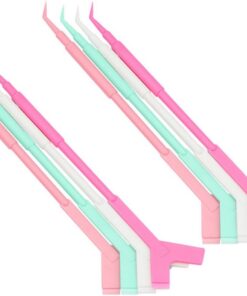 STOBAZA 60 pièces Lot Outils Professionnels de Levage Cils Plastique Kit Lash Lift et Confortable pour Extension et Modelage Couleur Aléatoire Couleur Aléatoire