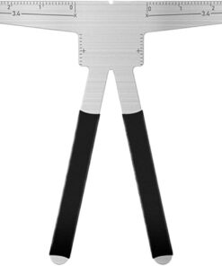 Règle à sourcils précise, guide de positionnement de l'échelle, outil à sourcils avec marques précises, appareil de mesure avec construction robuste, accessoire cosmétique, ensemble pour dessiner des