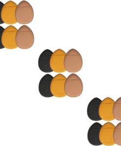 18pièces Mini Éponge Maquillage Pour Doigts Houppette Cosmétique Pratique Pour Et Accessoire De Pour Maquillage