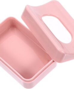 Artibetter Boîte de Rangement Légère et Portable pour Paillettes à en Plastique Rose et Outils de Nail Art - pour Poudre à