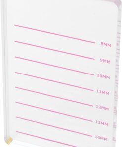 Planche D'extension de Cils Holographique en Acrylique Multicolore Support Outil pour Salons de Beauté Pose D'extensions de Cils