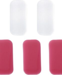Angoily Outil Compact Coussinets en Silicone pour Extension de Cils 5pcs Surface Lisse et Design Délicat pour Usage Personnel et Salon de Beauté