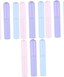 Healeved 12pièces Pinceaux à Silicone Applicateurs De Maquillage Réutilisables Pour Outils De Maquillage Et
