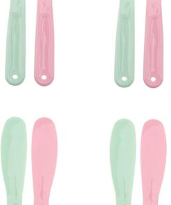 Gatuida Spatule Cosmétique Plastique Lot de Spatules pour Mélanger et Tester Masques Faciaux Outil de Beauté pour Application Crèmes Lotions Couleur Aléatoire