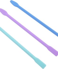 3 Pièces Bâtonnets Mélangeurs Silicone Pour Masques Visage Outils De Fabrication De Masques Lot D'accessoires Pour Créatifs