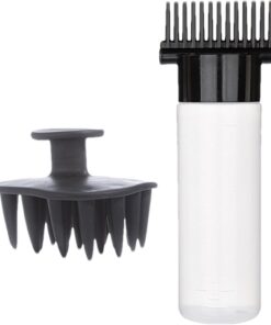 Applicateur de Peigne pour Racines Peigne Distributeur d'Huile Capillaire | Peigne Racines Peigne Flacon Multifonction Pour Femmes Soins Capillaires Shampooing Teinture Salons