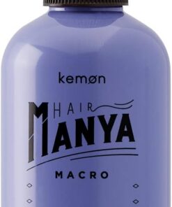 Kemon Hair Manya Macro - Spray volumateur pour cheveux fins à moyens, soin capillaire professionnel de qualité salon - 200 ml