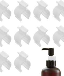Pince de verrouillage étanche pour distributeur de produits cosmétiques, lotion shampooing, bouteilles d'huile nettoyante, serrures de fuite en plastique PP de taille moyenne, accessoire adapté aux