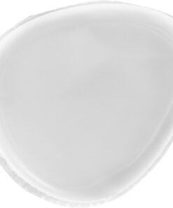 VOSAREA Éponge de Maquillage Portable en Silicone Transparente pour Fond de Teint Traces, Outil pour Femmes et Adolescentes