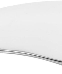 Healvian Outil de Massage Facial en Alliage de Zinc Argenté, Rouleau de Soin du Visage pour Femmes, Design Lifting, Relaxant, pour Routine de Soins