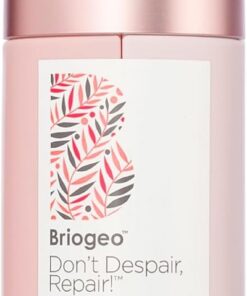 Briogeo Ne désespérez pas la réparation ! MegaStrength+ Traitement capillaire fortifiant les protéines et l'humidité, cheveux secs et abîmés, sans sulfates agressifs, silicones ou parabènes – 148 ml