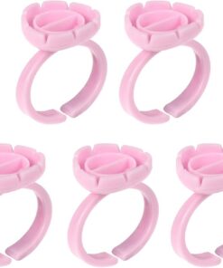 Healeved 200pièces Cups De Support Pour Anneau De Outils De Maquillage Pour Extensions De Design Pratique Et Adapté Aux Salons Usage Personnel